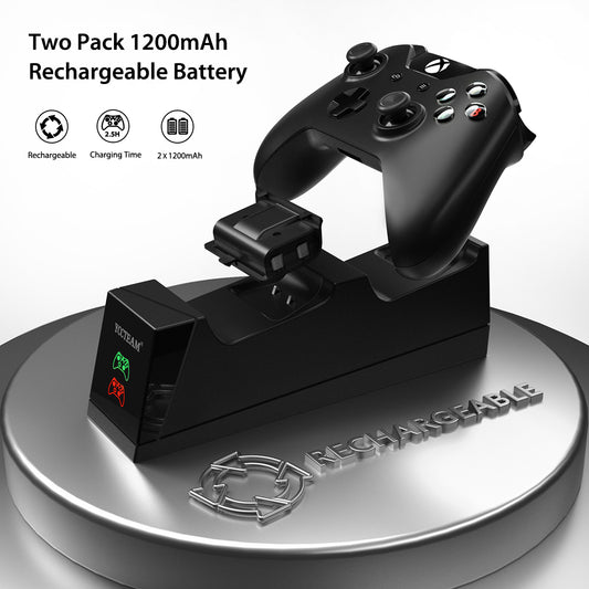 Xbox one controller charger with batteries unbox video!