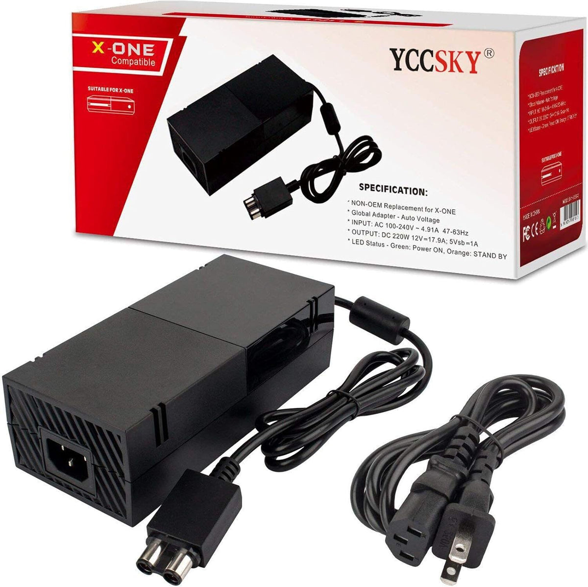 YCCSKY Power Supply Brick for Xbox One