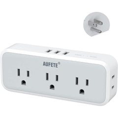 AUFETE Multi Plug Outlet Extender
