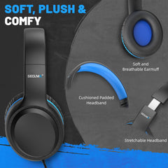 SEGUMA Headset Wired Bluetooth Headphones