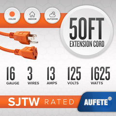 AUFETE Extension Cord