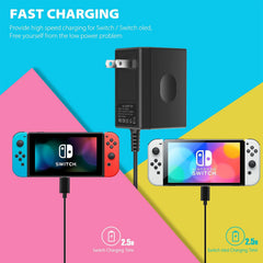 AUFETE Charger for Nintendo Switch