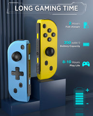 YCC-SW4006 switch joy con left and right handles (yellow+blue)