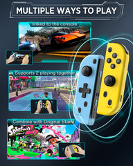 YCC-SW4006 switch joy con left and right handles (yellow+blue)