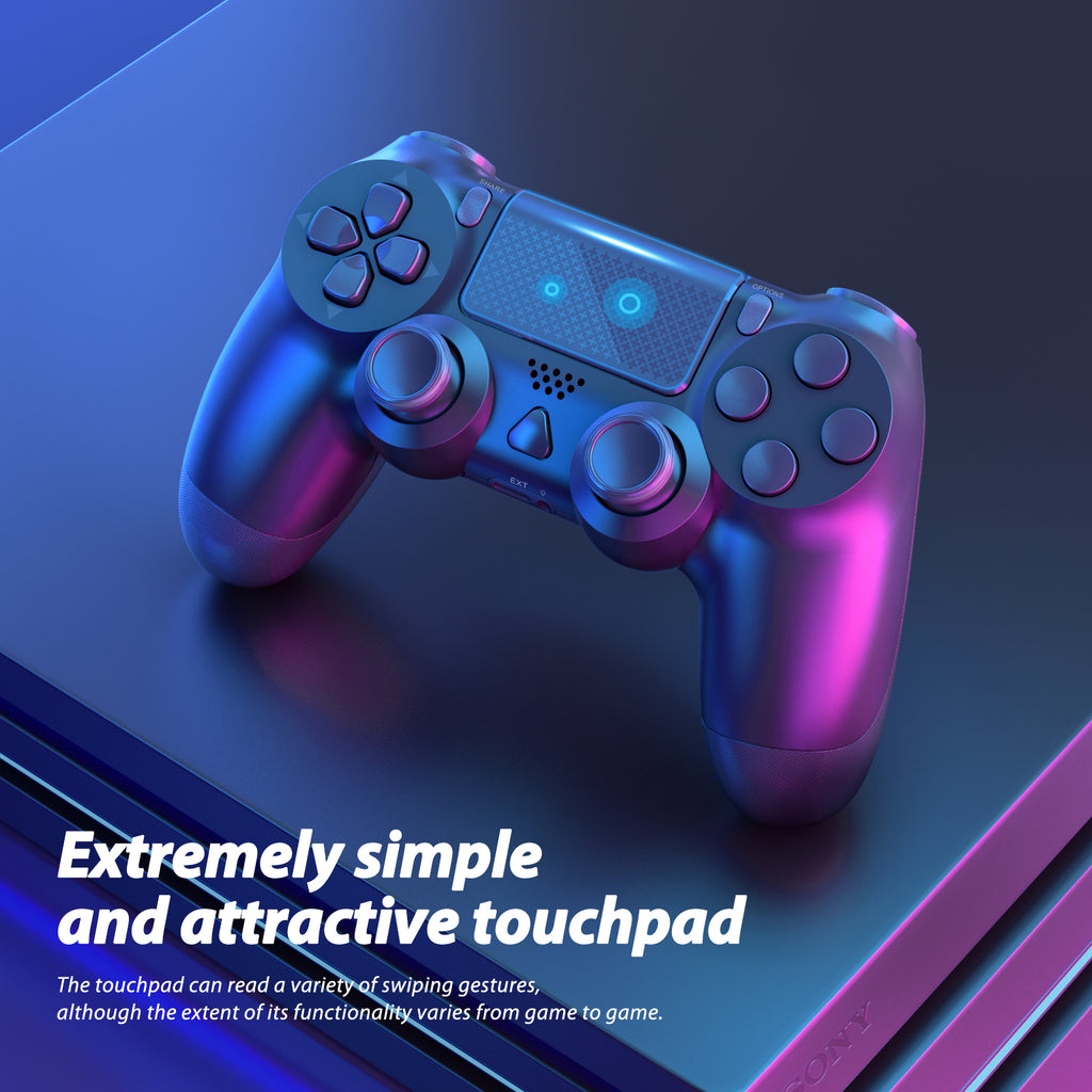 YCCTEAM Wireless Game Controller Compatible with PS4/ Slim/Pro Consol