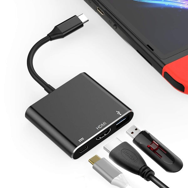 HDMI Adapter for Nintendo Switch, USB-C Charging Cable Switch Hdmi Adapter  Support Any Type C Device Hub Adapter for Nintendo Switch