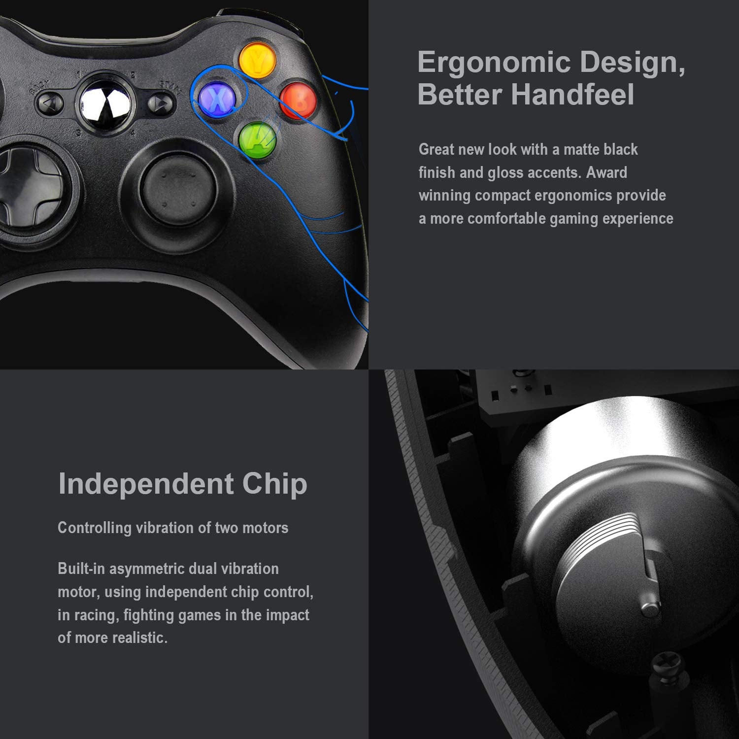 Xbox 360 Controllers Wireless, Wireless Xbox 360 Controls