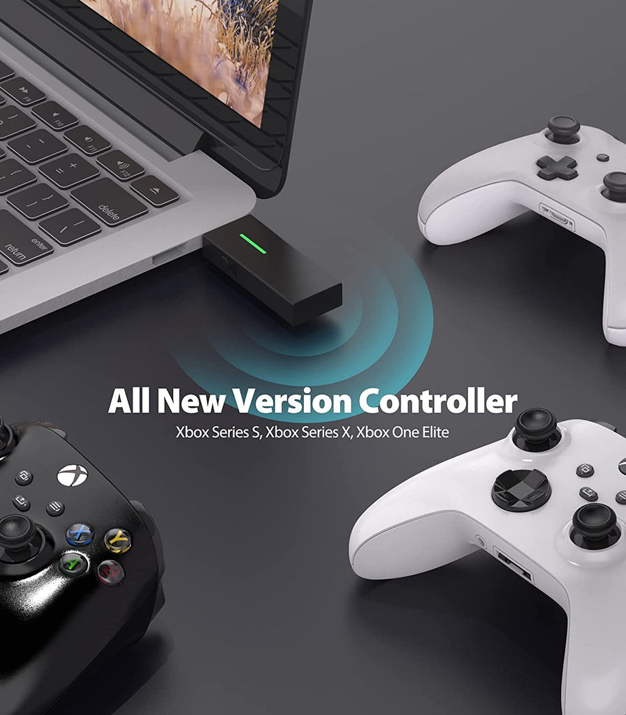 YCCTEAM Wireless Adapter Compatible with Xbox One Controller Wireless,